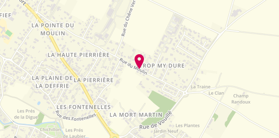 Plan de TEXIER Manuela, 821 Route du Moulin, 79230 Aiffres