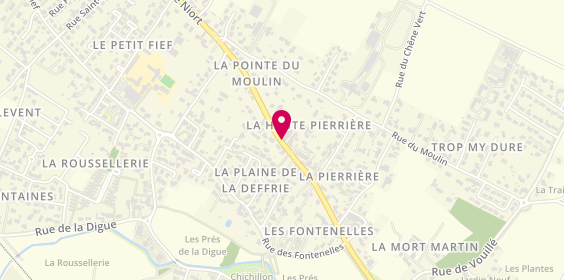 Plan de POUPLIN Stéphanie, 606 Route de Niort, 79230 Aiffres