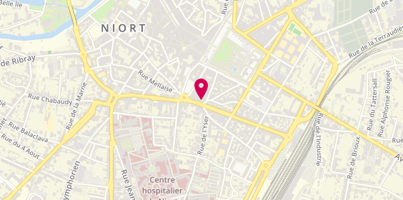 Plan de COLART Dorothée, 17 Rue de la Gare, 79000 Niort