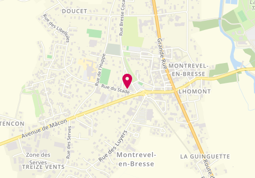 Plan de NORREEL Marc, 24 Rue du Stade, 01340 Montrevel-en-Bresse