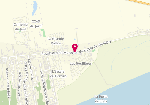 Plan de GLOESS Marie Laure, 134 Ter Boulevard du Marechal de Lattre de Tassigny, 85360 La Tranche-sur-Mer