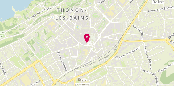Plan de CHAPPUIS Corinne, 4 Place des Arts, 74200 Thonon-les-Bains
