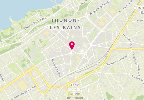 Plan de FEBRIER Julien, 2 Avenue des Allobroges, 74200 Thonon-les-Bains