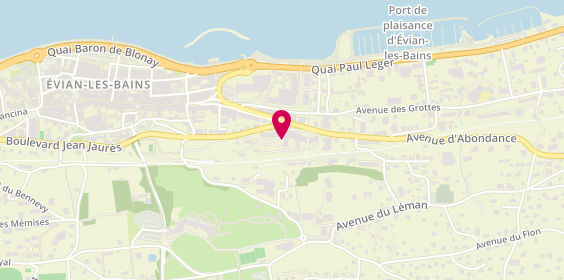 Plan de BANQUART Thomas, 59 Bis Boulevard Jean Jaures, 74500 Évian-les-Bains
