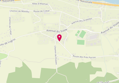 Plan de CAVALIE Marie, 44 Route des Pres Parrau, 74500 Lugrin