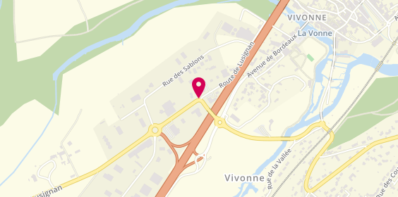 Plan de FRUCHARD Vincent, 12 Route de Lusignan, 86370 Vivonne