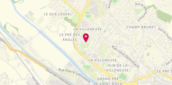 Plan de MESNY Laurine, 12 Rue du Pre des Angles, 71600 Paray-le-Monial