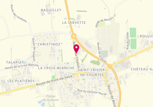 Plan de MOREIRA Michaël, 200 Route de Chalon, 01560 Saint-Trivier-de-Courtes