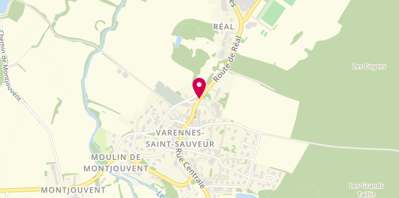 Plan de DUJOUX Anne-Laure, 460 Rue Centrale, 71480 Varennes-Saint-Sauveur