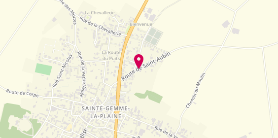 Plan de BOUREL Julien, 10 Bis Route de Saint Aubin, 85400 Sainte-Gemme-la-Plaine