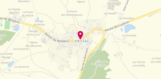 Plan de TOURSEL Pauline, 5 Route de Saint Benoit, 36370 Prissac
