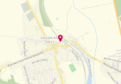 Plan de PREMILHAT ROUDIER Marie Jose, 6 Place du Docteur Nogueres, 03190 Vallon-en-Sully