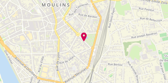 Plan de BADIN Philippe, 13 Avenue du General Leclerc, 03000 Moulins