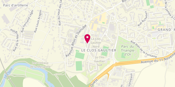 Plan de CHALARD Brittany, 15 Rue du Clos Gaultier, 86000 Poitiers