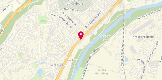 Plan de BULTE BERGEON Carine, 79 Avenue de la Liberation, 86000 Poitiers