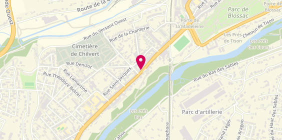 Plan de GENTILHOMME Quentin, 72 Avenue de la Libération, 86000 Poitiers