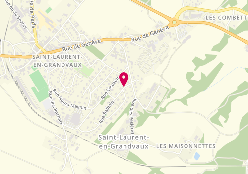 Plan de DELPORTE Nicolas, 4 Rue Balbalo, 39150 Saint-Laurent-en-Grandvaux