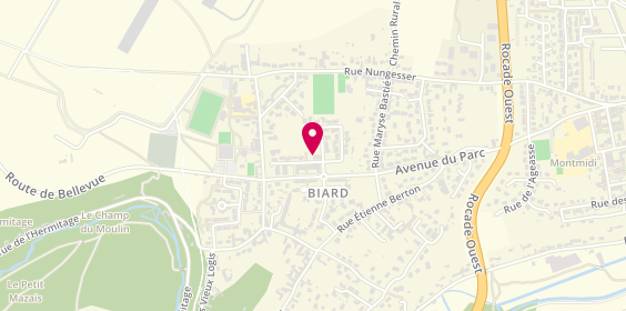 Plan de BITAUDEAU Etienne, 2 Rue des Alisiers, 86580 Biard