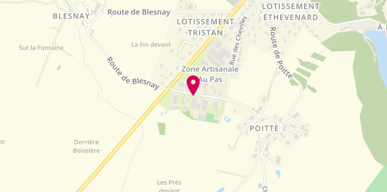 Plan de REVERT Antoine, 4 Rue des Artisans, 39130 Pont-de-Poitte