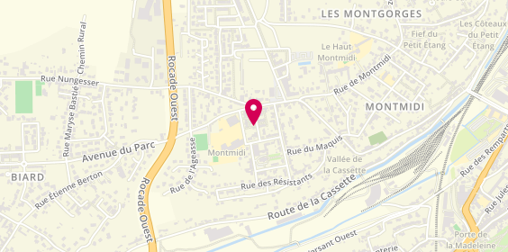 Plan de LAURENS Denis, 30 Rue Saint Bernadette, 86000 Poitiers