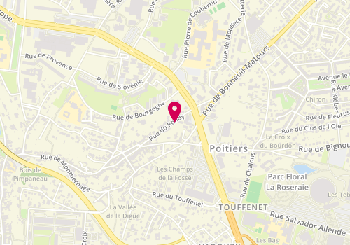 Plan de Muller-DEMEURE Corinne, 42 Rue du Rondy, 86000 Poitiers