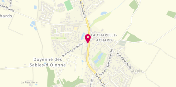 Plan de CHAUCHET Eric, 6 Place du Général de Gaulle, 85150 Les Achards