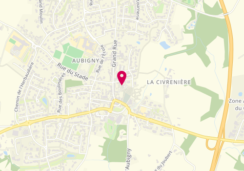 Plan de MONNOT-LAGARRIGUE Hélène, 9 Place Marie Curie, 85430 Aubigny-les-Clouzeaux