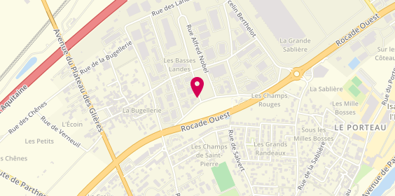 Plan de PETERLONGO Sylvain, 1 Rue le Chatelier, 86000 Poitiers