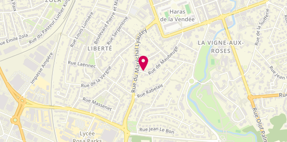 Plan de LANDAIS-MASTEAU Christine, 78 Rue de Maubeuge, 85000 La Roche-sur-Yon