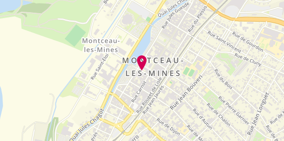 Plan de BOIZARD Francine, 4 Rue Pierre Vaux, 71300 Montceau-les-Mines