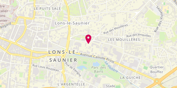 Plan de BILLEREY Laura, 2 Bis Rue des Mouilleres, 39000 Lons-le-Saunier