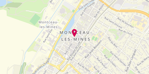 Plan de NASALCIUC Olga, 18 Rue Carnot, 71307 Montceau-les-Mines