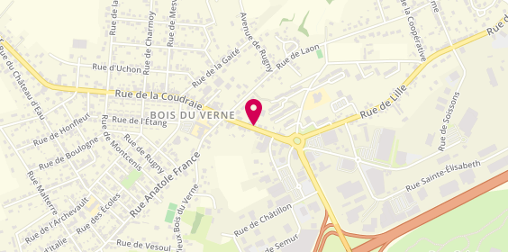 Plan de DUBOIS LEMOIGNE Evelyne, 16 Rue de la Coudraie, 71300 Montceau-les-Mines