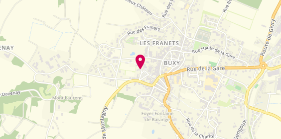 Plan de EMPTAZ NATHALIE Berthier, 5 Place du Lavoir, 71390 Buxy