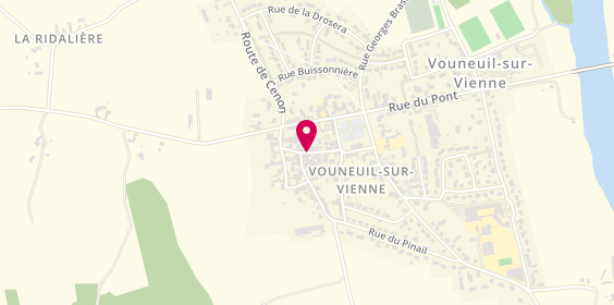 Plan de DROUAULT LETEXIER Bénédicte, 14 Rue du Centre, 86210 Vouneuil-sur-Vienne