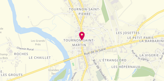 Plan de LABLANCHERIE Yves, 20 Rue de la Mairie, 36220 Tournon-Saint-Martin