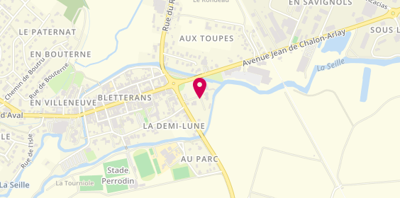 Plan de REBOURG Lilian, 5 Place du Colombier, 39140 Bletterans