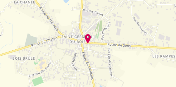 Plan de ROTY Cécile, 8 Route de Sens, 71330 Saint-Germain-du-Bois