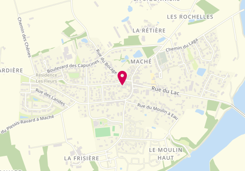 Plan de GAGLIARDI Julien, 4 Place de l'Ancien Lavoir, 85190 Maché