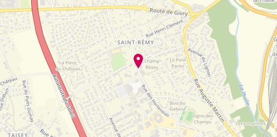 Plan de AUTHIER Thierry, 6 Rue D 'Ottweiler, 71100 Saint-Rémy
