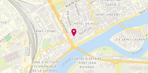Plan de JACCARD Emmanuel, 5 Rue Porte de Lyon, 71100 Chalon-sur-Saône