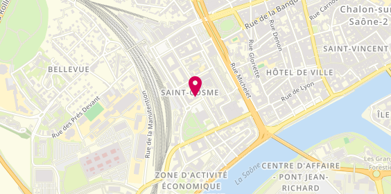 Plan de LAUWERS Isabelle, 6 Rue Messiaen, 71100 Chalon-sur-Saône