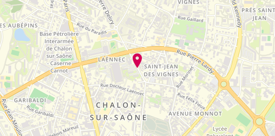 Plan de GIORGIONE Fabrice, 18 Rue Pierre Deliry, 71100 Chalon-sur-Saône