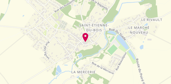 Plan de CHOUIN Rudolph, 6 Place de L 'Église, 85670 Saint-Étienne-du-Bois