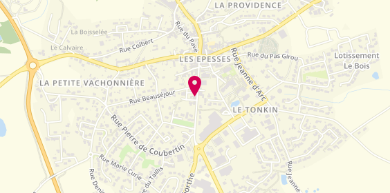 Plan de COUSIN Lucie, 30 Rue Georges Clemenceau, 85590 Les Epesses