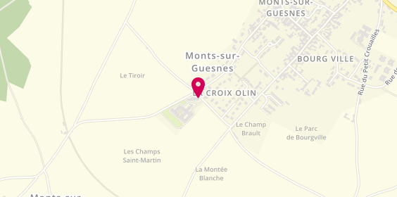 Plan de SUTCA Jean-Louis, 1 Allee des 4 Tilleuls, 86420 Monts-sur-Guesnes