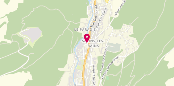 Plan de PRINGALLE Pénélope, Rue des Bains, 39110 Salins-les-Bains