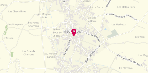 Plan de DIRAND Mathieu, 14 Place de l'Hotel de Ville, 21190 Meursault