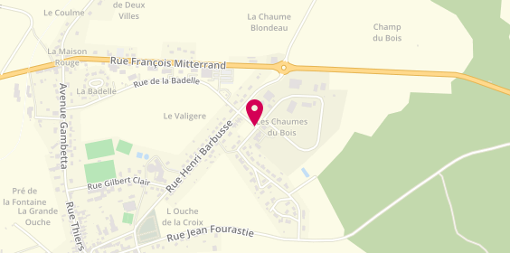 Plan de JOZ Lionel, 1 Rue des Brosses, 58270 Saint-Benin-d'Azy
