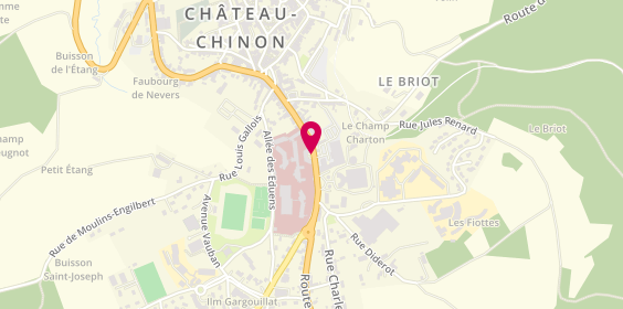 Plan de BRIET Olivier, 38 Rue Jean-Marie Thévenin, 58120 Château-Chinon (Ville)